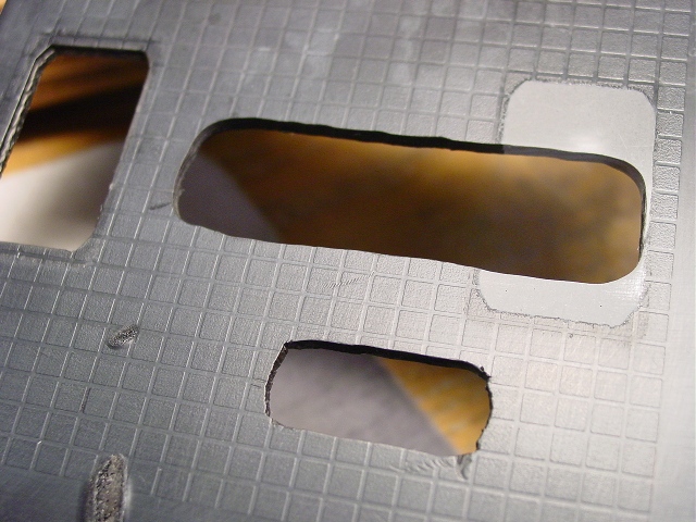 hole for power switch