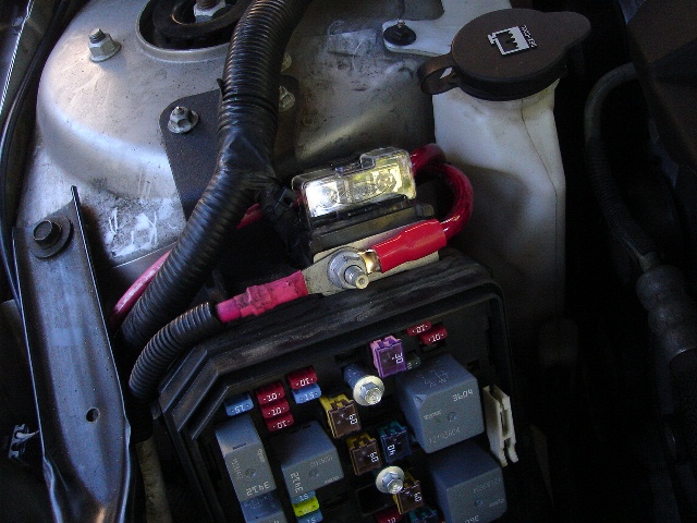12v at the fuse block
