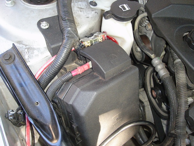 Fuse box covered