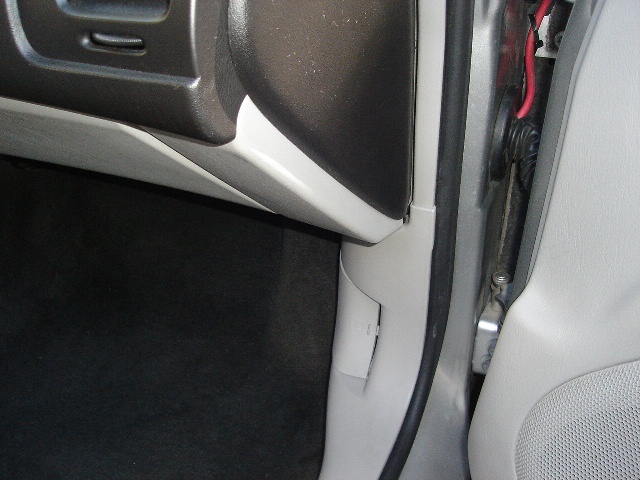 Wire Routed through door grommet
