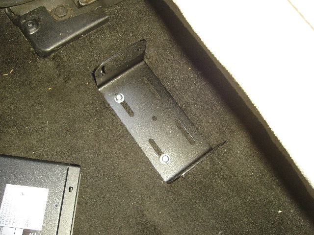 radio bracket on floor