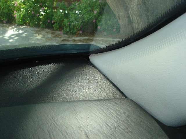 snaking around pillar trim