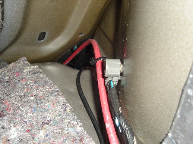 Power entering the trunk