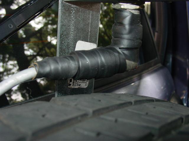 Coax to antenna connection