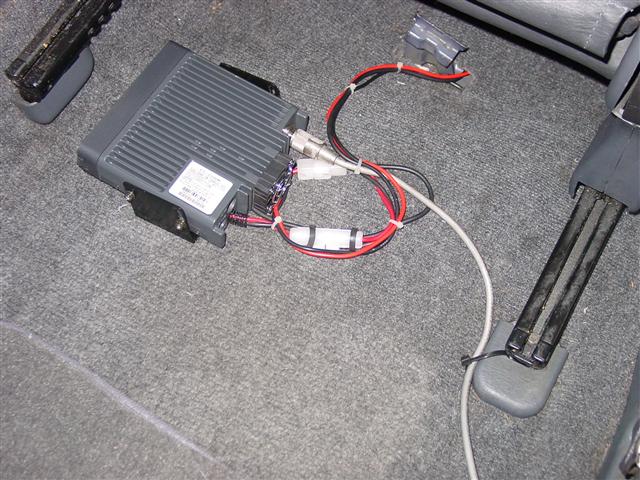 Coax routing to radio