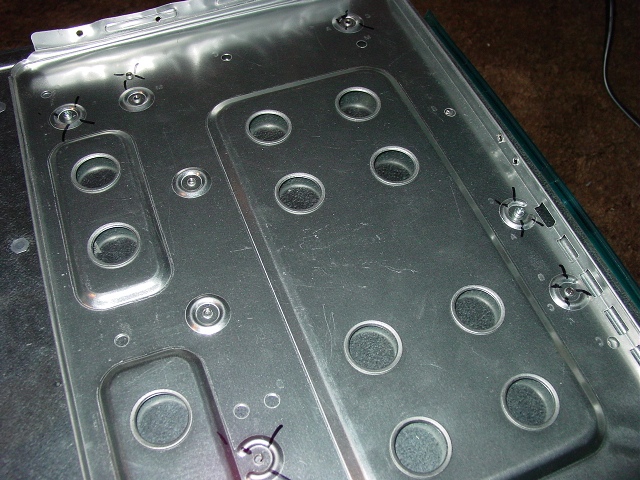 Motherboard tray as a template