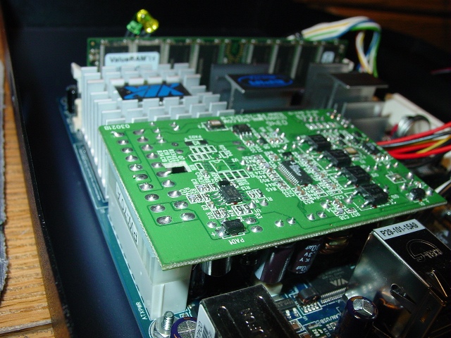 Power supply mounted