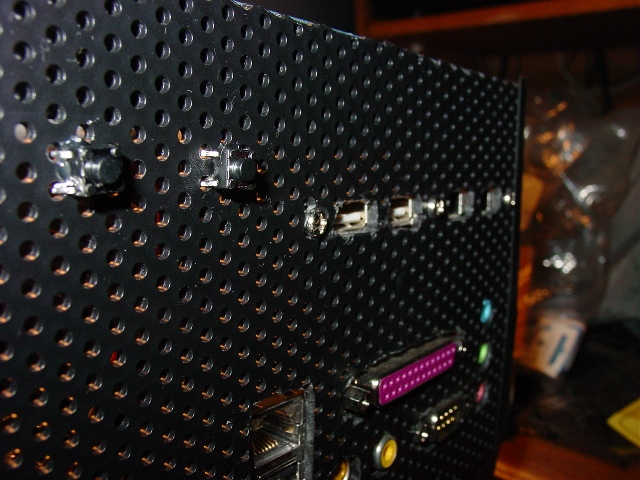 Power and Reset Buttons