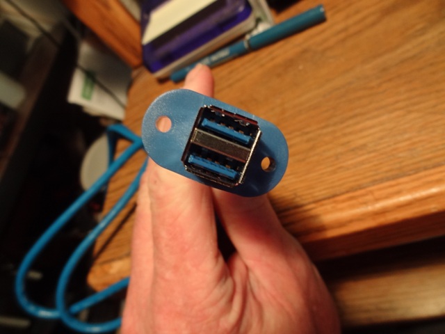 USB3 ports removed from donor panel