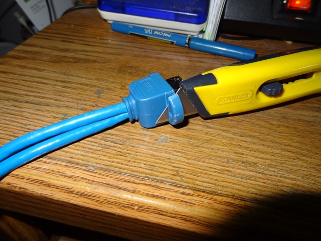 Trimming donor port to fit